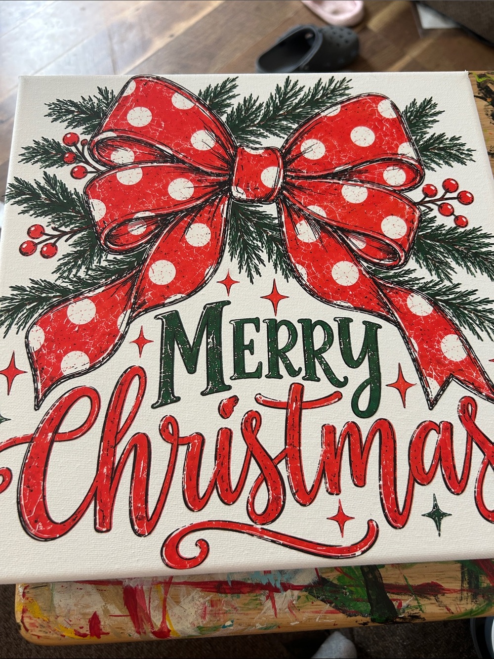 Christmas Printed Canvas Art NEW